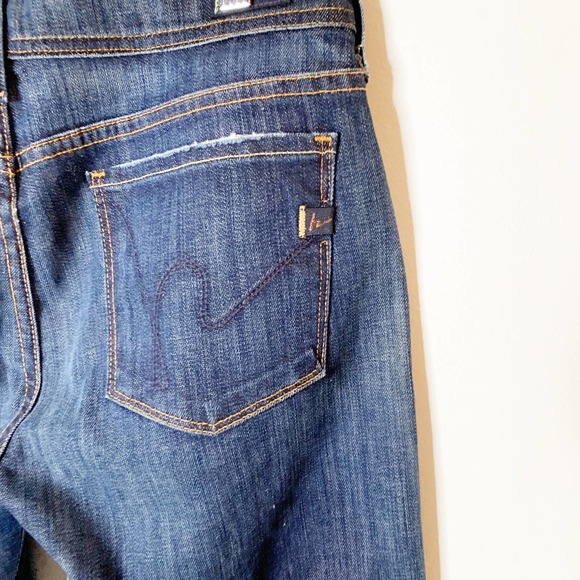 Ingrid 002 Stretch Flare Leg Denim Jeans Size 28 - Picture 5 of 9